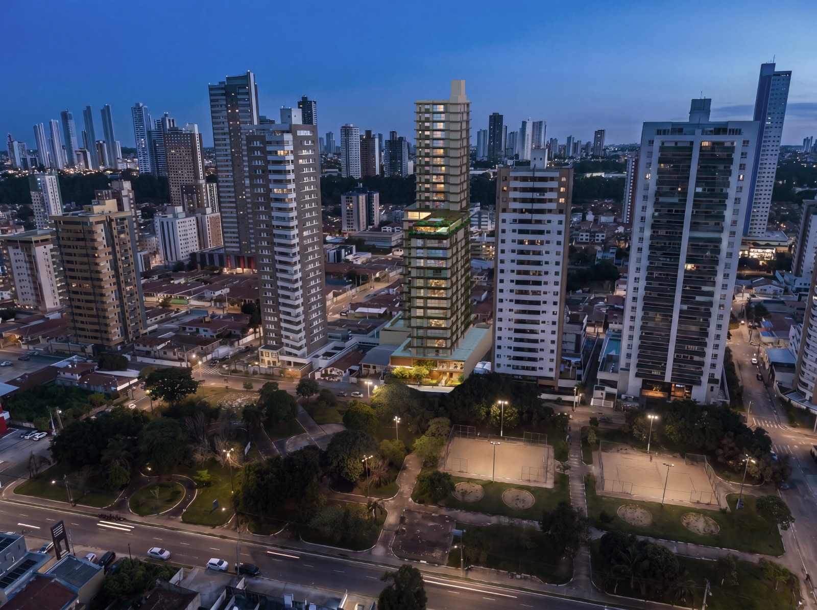 Vista da localização do empreendimento